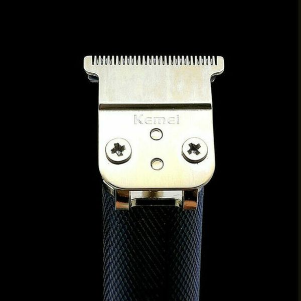 kemei 1971 pro li t-outliner skeleton heavy hitter cordless trimmer men 0mm baldheaded hair clipper hair cutting golarki elektryczne